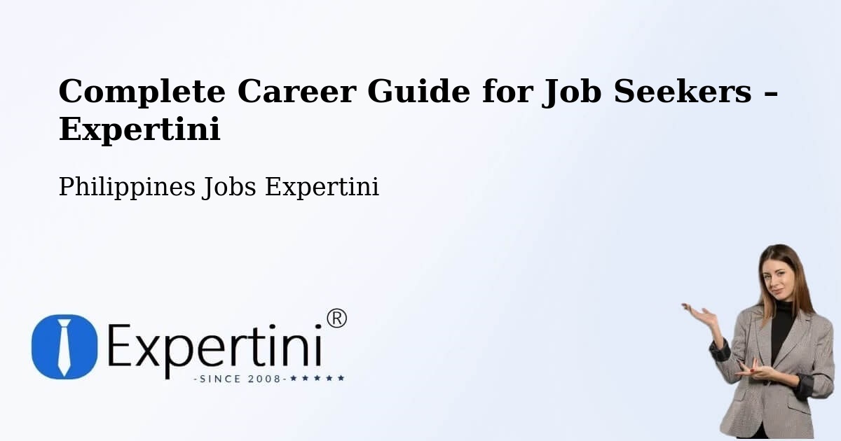 Career Guide for Job Seekers – Basicao Coastal - Basicao Coastal, Philippines Jobs Expertini