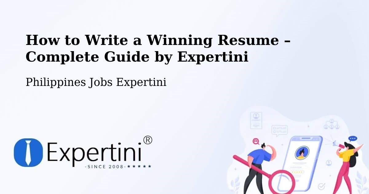 Resume Writing Guide for Job Seekers – Basicao Coastal - Basicao Coastal, Philippines Jobs Expertini