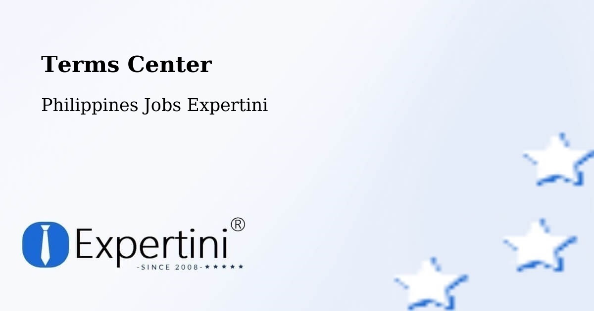 Terms of Service – Basicao Coastal - Philippines Jobs Expertini